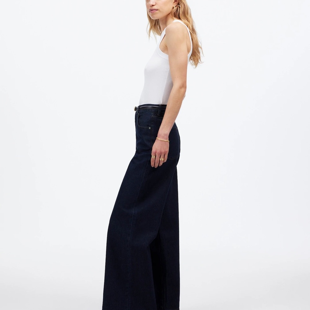 Madewell Blue Superwide-leg Jeans